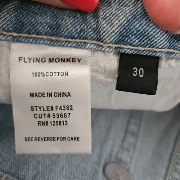 Nwts Flying Monkey 90s Vintage Loose 30x35 - Picture 4 of 8